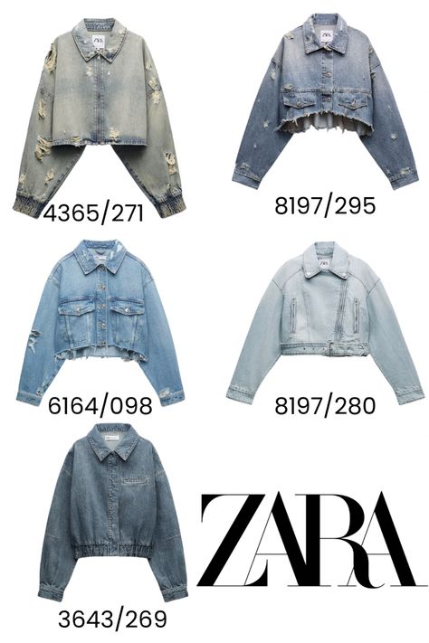 A selection of cropped denim jackets from
ZARA Zara Denim Jacket, Denim Jacket Outfit, Zara Outfit, Zara New, Jeans Jacket, Cropped Denim Jacket, Indian Fashion Dresses, Denim Jackets, Super Ideas