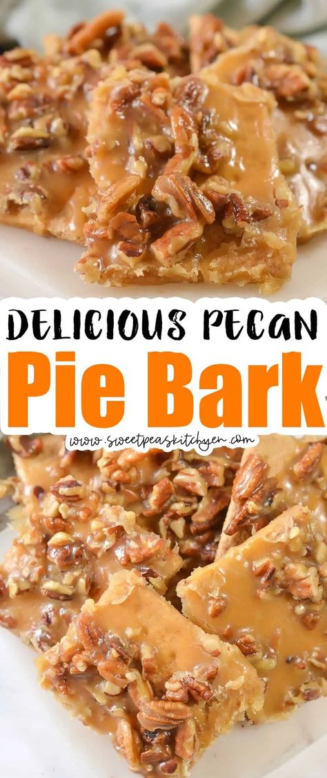 Pecan Praline Pie Bark, Pecan Pie Brittle, Pecan Christmas Candy, Pecan Pie Crackers, Praline Christmas Bark, Fall Bark Candy, Fall Bark Recipes, Christmas Bark Recipes Easy, Seasoned Pecans