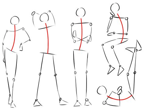 Life Drawing Pose, Gesture Drawing Poses, Stick Figure Animation, Human Figure Sketches, Stick Figure Drawing, Art Clip, Human Figure Drawing, Human Drawing, Drawing Exercises