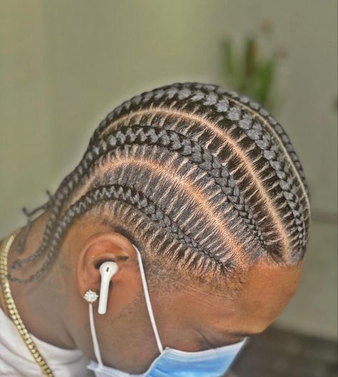 IG || @shaabladez 4 Cornrows, 4 Cornrows Braids, Cornrows For Men, Freestyle Cornrows, Afro Hair Fade, Cornrow Braids Men, Cornrow Braid Styles, Afro Hairstyles Men, Boy Braids Hairstyles