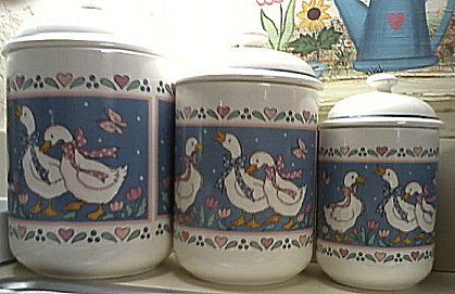 I never want to see Country Geese again after the invasion of them in the '80s! :) Country Goose Kitchen, Country Geese Kitchen Decor, Goose Bathroom, 2000s Kitchen, Pony Adopt, Cozy Curtains, Goose Decor, Goose Tattoo, Grandma Vibes