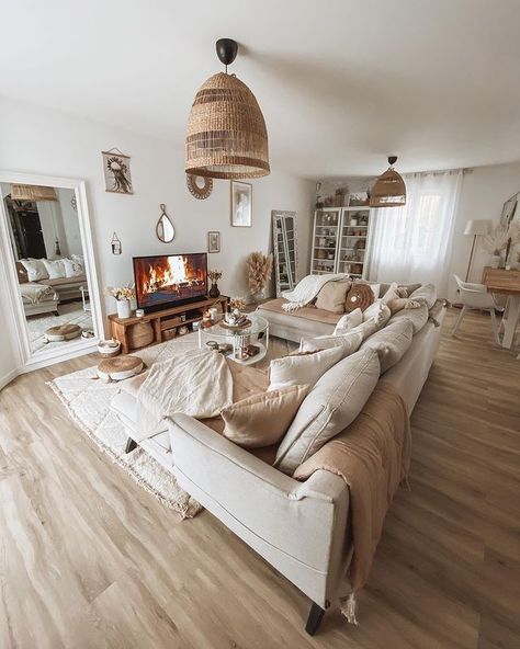 Earthy Living Room, Living Room Warm, Beige Living Rooms, Cosy Living, Cosy Living Room, Living Room Scandinavian, Neutral Living Room, Living Room Decor Cozy, Buy Home