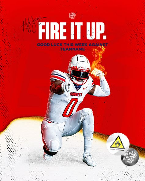 Liberty Football Recruiting Graphics ('20-21) on Behance Sports Recruiting Graphics, Football Recruiting Graphics, Recruiting Graphics, Recruiting Ideas, 3d Max Tutorial, Recruitment Graphics, College Football Gameday, College Football Recruiting, Sports Advertising