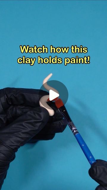 Polymer Clay Painting Techniques, Easy Diy Air Dry Clay Projects, Foam Clay Projects, Silk Clay Ideas, Soft Clay Ideas, Painting Polymer Clay, Polymer Clay Painting, Clay Supplies, Clay Artist