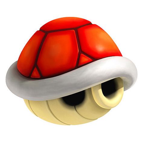 The red shell power up from Mario Kart Wii. Mario Bros Png, Mario Kart Games, Mario Kart Ds, Imprimibles Paw Patrol, Mario Kart 7, Kid Costume, Mario Kart Wii, Super Mario Kart, Mario Kart 8