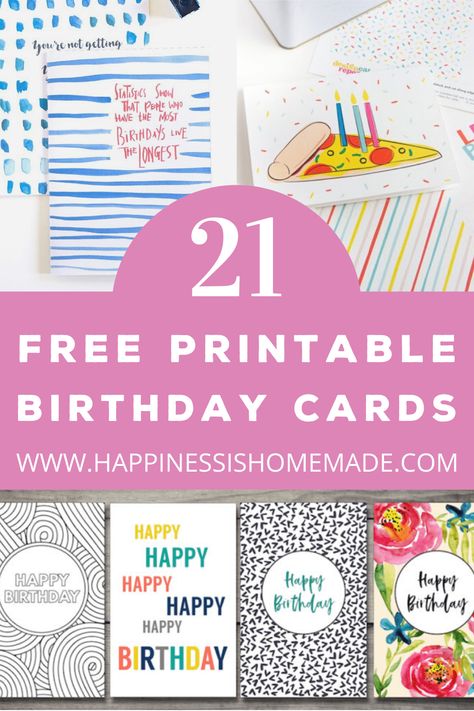 Foldable Birthday Cards Free Printable, Free Printable Birthday Cards For Women, Printable Birthday Cards Free, Happy Birthday Free Printable, Funny Printable Birthday Cards, Coloring Birthday Cards, Free Printable Card Templates, Birthday Card Template Free, Printable Birthday Cards