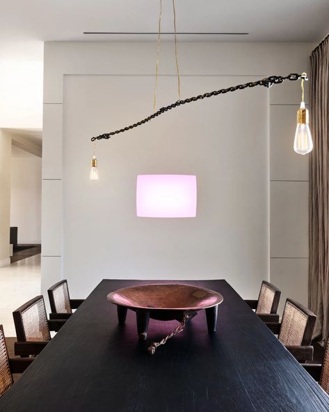 Devin Booker House, Clements Design, Colin King, James Turrell, Sliding Wall, Long Sofa, Devin Booker, Nba Stars, Walnut Dining Table