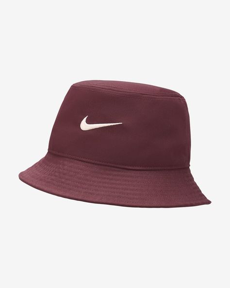 Nike Apex Swoosh Bucket Hat. Nike.com Nike Sporty Hats For Streetwear, Nike Bucket Hats, Nike Sporty Adjustable Hat, Purple Bucket Hat One Size, Adjustable Purple Bucket Hat, Hats For Women, Bucket Hat, Free Delivery, Nike