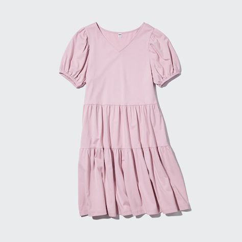 Lemon GreenTea: UNIQLO is making its collection of LifeWear access... Uniqlo Looks, Uniqlo Dress, Denim Skort, Rayon Blouse, Tiered Mini Dress, Skirt Fits, Short Sleeve Mini Dress, Cotton Twill Fabric, Oversized Shirt