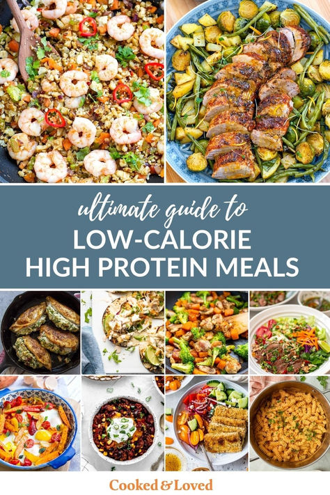 33 Low-Calorie High Protein Meals 500 Calorie Meals High Protein, High Volume Low Calorie Meals, Ozempic Diet, Volume Eating, 400 Calorie Meals, 500 Calorie Meals, High Protein Meals, 500 Calorie, Calorie Meals