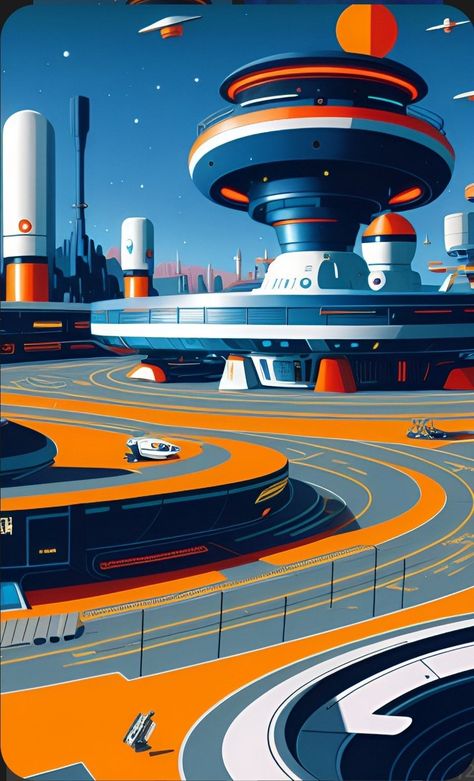 Station futuristic poster #zicxa-photos #zicxa #images #background #wallpaper #freepik #shutterstock #VN Nuketown Aesthetic, 50s Sci Fi Art Retro Futurism, Futuristic 50s Retro Futurism, Retro Futurism Illustration, Space Age Graphic Design, Retro Futurism City, Vintage Futurism Aesthetic, 70s Sci Fi Art Retro Futurism, 50s Futurism