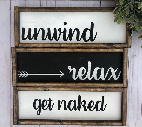 Bathroom Signage, Farmhouse Bathroom Signs, Signs With Quotes, Trendy Farmhouse, Farmhouse Remodel, Bathroom Plants, Trendy Bathroom, Farmhouse Style Kitchen, Bath Room