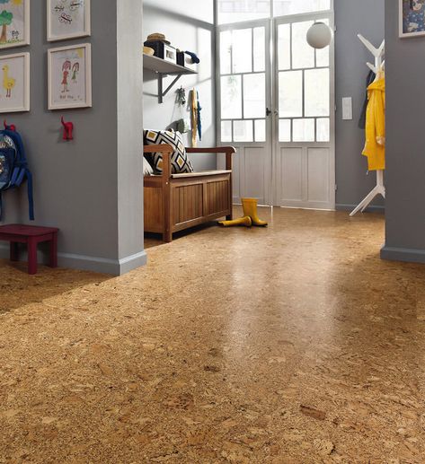 HARO Cork floor CORKETT Lagos Nature permaDur finish 540791 Cork Flooring Cork Floor, Eco Friendly Building, Cork Flooring, Hus Inspiration, Engineered Wood Floors, Wide Plank, Eindhoven, Wood Flooring, Wooden Flooring