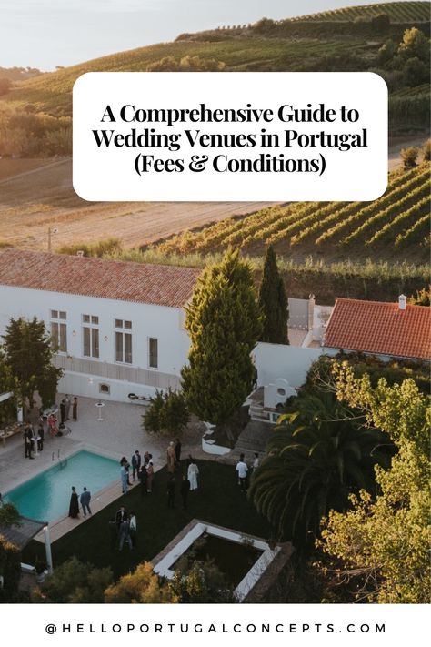 Discover the ins and outs of wedding venue charges, fees and conditions in Portugal with our comprehensive guide. From rental fees to additional charges, we've got you covered! Portugal Wedding Venues, Wedding Portugal, Venue Rental, Portugal Wedding, Bar Service, Seaside Resort, Ins And Outs, Outdoor Venues, Planning Process