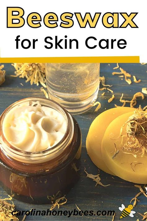 Diy Skin Care Recipes To Sell, Bees Wax Uses Skin Care, Beeswax Face Moisturizer, Uses For Beeswax Pellets, How To Make Beeswax Pellets, Beeswax Products Diy, Honey Bee Products, Beeswax Lotion Recipe, Beeswax Benefits Skin