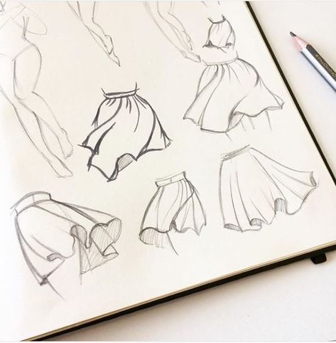 Fabric Movement Drawing, Flowing Fabric Drawing, Clothes Movement Drawing, Clothes Texture Drawing Patterns, Dress Movement Drawing, Long Flowy Skirt Drawing Reference, Skirt Blowing In The Wind Drawing, Flowing Skirt Drawing, Flowing Dress Drawing