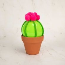 Cactus Ornament Easy Diy Holiday Crafts, Cactus Ornaments, Cactus Craft, Mini Clay, Clay Flower Pots, Homemade Ornaments, Handmade Stocking, Diy Holiday Gifts, Clay Flower