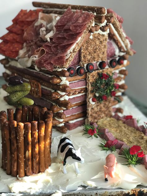 Charcuterie Board Step By Step, Charcuterie House, Charcuterie Chalet, Christmas Tree Charcuterie Board, Tree Charcuterie Board, Christmas Tree Charcuterie, Tree Charcuterie, Plateau Charcuterie, Christmas Eve Dinner