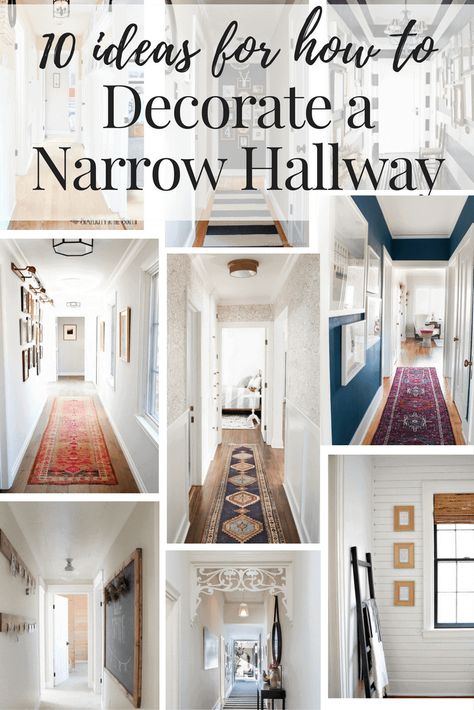 Decorate A Narrow Hallway, Decorating A Narrow Hallway, Narrow Hallway Decorating Ideas, Long Narrow Hallway, Hallway Decorating Ideas, Narrow Hallways, Narrow Entryway, Apartment Entryway, Narrow Hallway Decorating