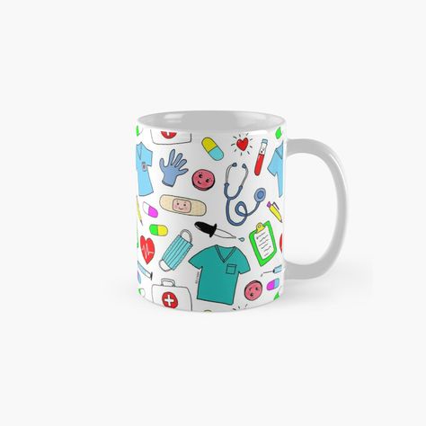 Medical Mug Design, Mugs For Doctors, Doctor Mug Design, Clay Cafe, Medical Pictures, Nursing Accessories, Cup Design, Medical Supplies, Home Decor Accessories