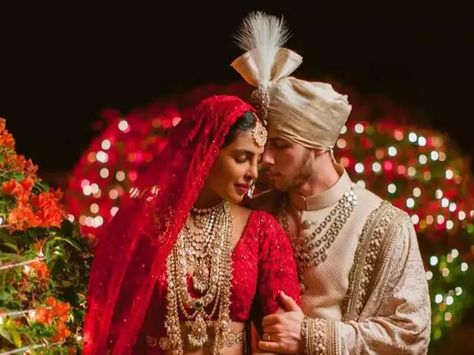 Nick Jonas Wife, Priyanka Chopra Wedding, Happy Anniversary My Love, Iconic Weddings, Wedding Rituals, Bollywood Wedding, Christian Wedding, Nick Jonas, Hindu Wedding