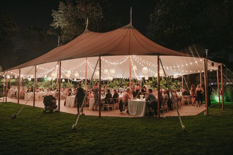 Modern Boho Home Wedding in Darien, Connecticut Tent Wedding Night, Wedding Aesthic, Modern Farm Wedding, White Tent Wedding, Treehouse Wedding, Darien Connecticut, Modern Boho Home, Stretch Tent, Boho Tent