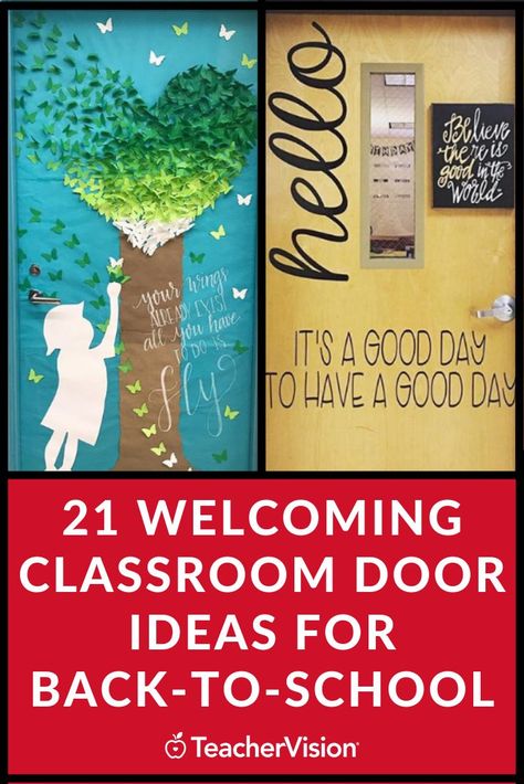 Welcoming Classroom, Classroom Door Ideas, Classroom Door Decorations, Ideas For Back To School, Positive Classroom Environment, Classroom Welcome, School Door Decorations, Teacher Doors, School Doors