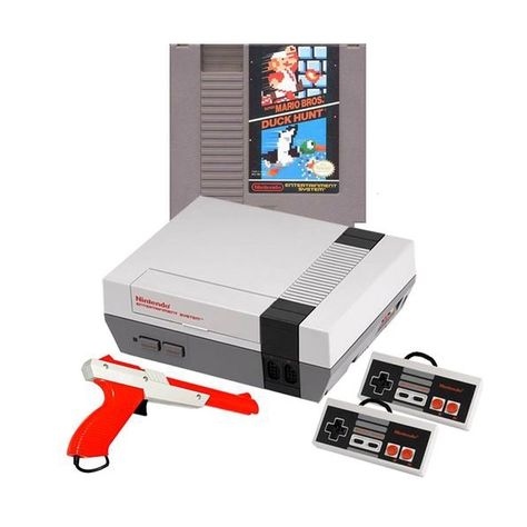 Original NES Nes Console, Super Mario Games, Mario Games, Entertainment Center Repurpose, Nintendo Entertainment System, Nes Games, Nintendo Nes, Game System, Entertainment System