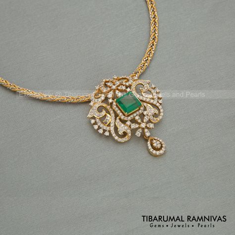 Kids Necklace Gold Indian, Gold Dollars For Chains, Beads Chains Designs, Diamond Pendants Designs, Gold Jewelry Simple Necklace, Diamond Pendant Sets, Diamond Necklace Designs, Gold Necklace Indian Bridal Jewelry, Gold Pendant Jewelry