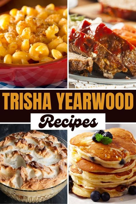 Try these Trisha Yearwood recipes straight from the Food Network star's kitchen for a taste of southern cooking! From mac and cheese to meatloaf, these comfort food favorites are as good as it gets. Trisha Yearwood Banana Pudding, Trisha Yearwood Banana Pudding Recipe, Trish Yearwood Recipes, Tricia Yearwood Recipes, Trisha Yearwood Recipes, Celebrity Chef Recipes, Southern Cooking Recipes, Food Network Chefs, Banana Pudding Recipe