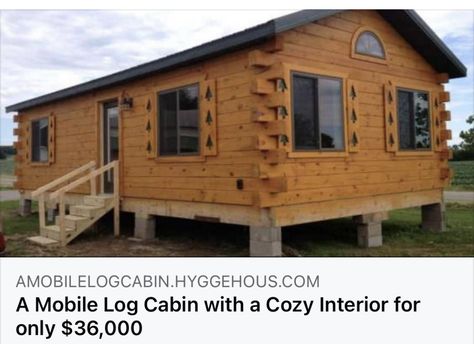 Log Cabin Modular Homes, Log Cabin Mobile Homes, Small Log Cabin, Log Cabin Kits, Sustainable Building Materials, Cabin Kits, Art Village, Frame House, Mobil Home