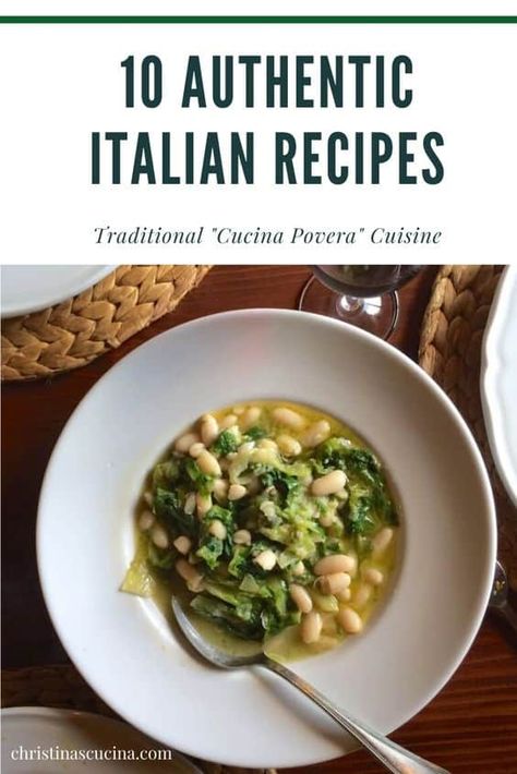 This is the food my Nonna used to make. Continue the authentic Italian tradition by making these healthy, delicious and nutritious meals for your family, too. #cucinapovera #italianfood #authenticitalian #italianrecipes Italian Nonna, Peasant Food, Recipes Authentic, Italian Vegetables, Italian Recipes Traditional, Italian Foods, Italian Soup, Sicilian Recipes, Pea Recipes