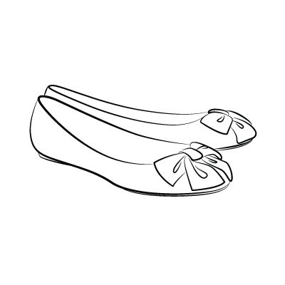 Flat Ballet Shoes Drawing Different Shoes Drawing, Shoe Designs Drawing, Shoes Drawing Ideas, Ballet Shoes Drawing, Footwear Drawing, Flats Drawing, Vert Shoes, Shoes Draw, Shoe Drawings