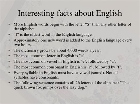 10 Interesting Facts About the English Language Unknown Facts About English Language, English Facts Interesting, Interesting Facts About English Language, Facts About English Language, Facts About English, English Facts, Linguistics Study, Airplane Quotes, Improve English Writing