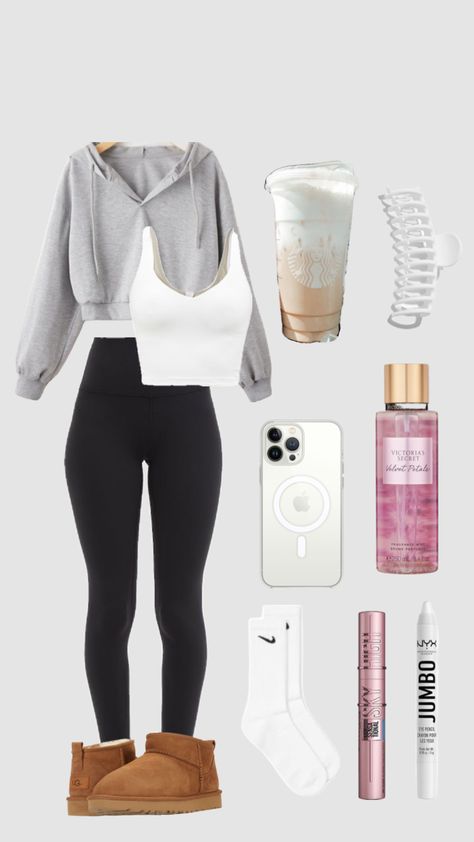 #outfitinspo #cute #cutefit #starbucks #lululemon #nike #uggs #skyhigh #victoriassecret #nyxjumbostick Match Art, Preppy Fall Outfits, Simple Outfits For School, Outfit Inspo Casual, Casual Preppy Outfits, Cute Lazy Day Outfits, Trendy Outfits For Teens, Cute Outfits For School, Cute Preppy Outfits