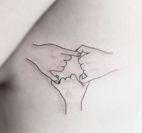 pinky promise tattoo    #Uncategorized Cute Sister Tattoos For 3, Sister Tattoos For 3, Pinky Promise Tattoo, Sister Tattoo Ideas, Grace Tattoos, Promise Tattoo, Tattoo Placements, Tattoo Diy, Sibling Love