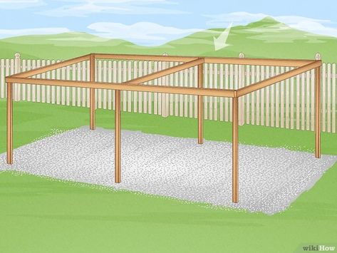 How to Build a Carport: Step-by-Step DIY Instructions Building A Carport On A Budget, Diy Carport Cheap How To Build, Diy Carport Ideas, Simple Carport, Build A Carport, Lean To Carport, Carport Makeover, Building A Carport, Diy Carport