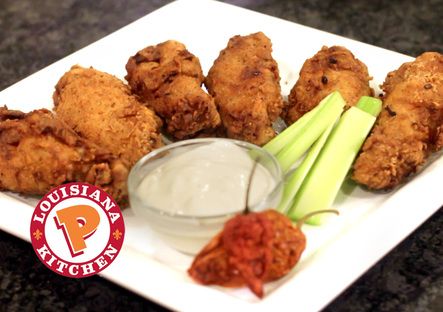 Ghost Pepper Fried Chicken, Ghost Pepper Wings Popeyes, Popeyes Ghost Pepper Wings Recipe, Ghost Pepper Wings, Honey Butter Chicken Biscuit, Wing Dings, Hot Chicken Recipe, Honey Bbq Wings, Food From Around The World