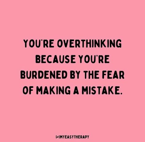 Overthinking often stems from fear, perfectionism, or past experiences of failure or criticism. It’s fueled by a need for control and a tendency to ruminate on negative thoughts, leading to stress, indecision, and difficulty in enjoying the present moment. #overthinking #fearofjudgement #perfectionism #fearoffailure #criticism #needofcontrol #stress #indecision #overwhelmed #selfdoubt #mentalhealthmatters Quantity Over Quality Quotes, Quotes On Perfectionism, Overcoming Perfectionism Quotes, Breaking Perfectionism, Indecision Quotes, Quotes About Perfectionism, Perfectionism Quotes, Criticism Quotes, Perfectionism Overcoming