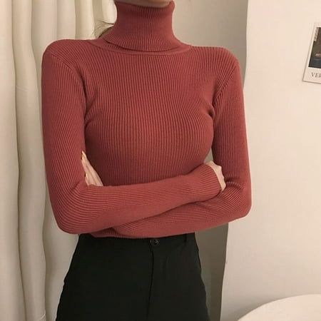 Size: One Size Bust: 72cm/28.35'' Shoulder: 34cm/13.39'' Sleeve: 54cm/21.26'' Length: 51cm/20.08'' Womens Turtleneck Long Sleeved Leggings Autumn Winter 2022 Tight Knit Sweater With A Slim Black Pullover Underneath The Lapel Features: 53% polyester,40% rayon,7% spandex Pull the closure Wash your hands Material: Women's autumn T-shirt adopts comfortable and soft fabric, light and breathable, warm and skin-friendly. Design: Women's tunic blouse, plain color blouse, classic round neck puffy long sleeve design, looks fashionable and . The distinctive vertical stripes flatter your figure nicely, and the slight fuzz gives a nice to your skin, which is different from a regular T-shirt and can be used as a light sweater for early fall Accessorize: Pair a long-sleeved shirt with jeans, leggings and Tight Sweater, Sweaters Women, Rainbow Sweater, Ladies Turtleneck Sweaters, Legging Sport, Womens Turtleneck, Basic Long Sleeve, Warm Sweaters, Pullover Sweater Women