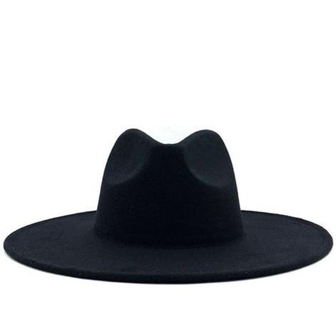 -Introducing our new line of fedoras, which feature a highly requested extra-large brim compared to the traditional fedora style. -Handcrafted from a blend of wool and polyester materials -Adjustable inner-headband to ensure the proper fit -Available in sizes: Medium 56-58cm and Large 58-60cm Please note that all headwear is shipped from Dallas, TX via USPS First Class Mail. Delivery times will vary based on the proximity of the shipping address to Dallas, TX. Popular Hats, Dope Hats, Fedora Hat Men, Black Fedora, Rancher Hat, Fedora Hat Women, Wide Brim Fedora, Wide Brimmed Hats, Brim Hat