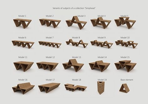 Modular furniture for public places Urban Furniture Design, Atelier Design, Diy Furniture Cheap, Diy Furniture Hacks, Diy Furniture Renovation, Urban Furniture, Street Furniture, Furniture Renovation, Cardboard Furniture