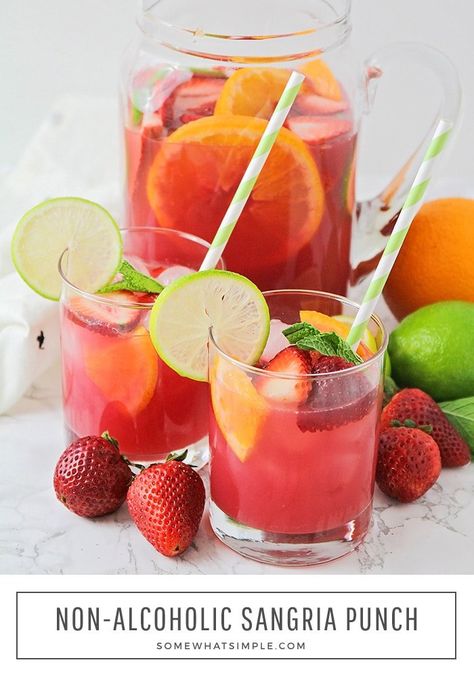 Birthday Drink Ideas Non Alcoholic, Non Alcoholic Fruit Drinks, Juice For Party Non Alcoholic, Easy Mocktail Recipes Pitcher, Baby Shower Drinks Non Alcoholic, Party Non Alcoholic Drinks, Summer Punch Recipes Non Alcoholic, Non Alcoholic Drinks For Parties, Non Alcoholic Punch Recipes