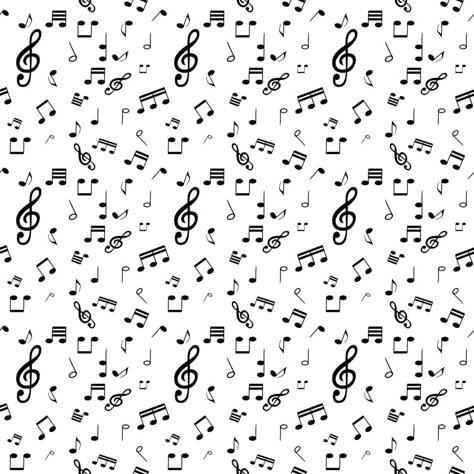 Seamless pattern from Set of musical notes and Treble clef Free Printable Music Sheets, Music Note Pattern, Musical Background Wallpapers, Music Notes Wallpaper Backgrounds, Music Pattern Design, Music Book Cover Design, Musical Notes Aesthetic, Musical Notes Printable, Music Notes Aesthetic