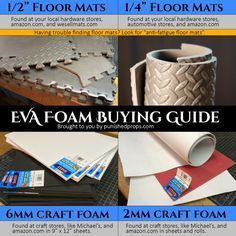 Wondering where to buy EVA foam for your cosplay? Bill provides links on where he gets foam for his props and costumes. Foam Sculpting, Cosplay Tricks, Armor Making, Armor Tutorial, Foam Cosplay, Foam Props, 3d Templates, Armadura Cosplay, Foam Armor