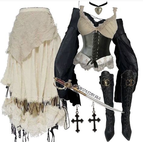 Ren Faire Outfits, Pirate Outfit, Fair Outfits, Mode Grunge, Fest Outfits, Swaggy Outfits, Halloween Kostüm, Really Cute Outfits, Fantasy Fashion