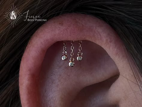 Helix Hanging Piercing, Hanging Cartilage Piercing, Invisible Helix Piercing, Hidden Cartilage Piercing, Hanging Ear Piercing, Floating Cartilage Piercing, Hidden Helix Jewelry, Hanging Helix Piercing, Upper Cartilage Piercing