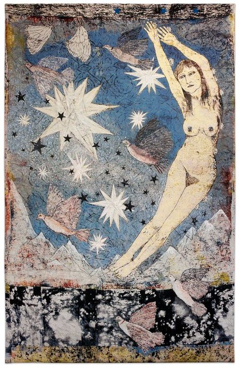 Kiki Smith - Sky for Sale | Artspace Kiki Smith, Arte Inspo, Art Et Illustration, Art And Illustration, Outsider Art, Tapestry Weaving, Art Plastique, Graffiti Art, American Artists