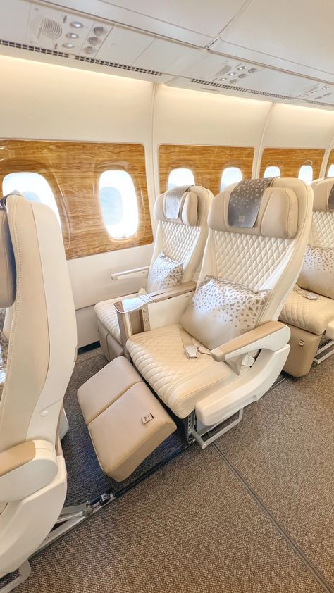 Emirates Now Offers Premium Economy on These U.S. Flights - AFAR Plane Hacks, First Class Airline, Airport Hacks, Emirates Flights, Travel Hacks Airplane, Premium Economy, Economy Seats, Business Class Seats, Dubai Vacation