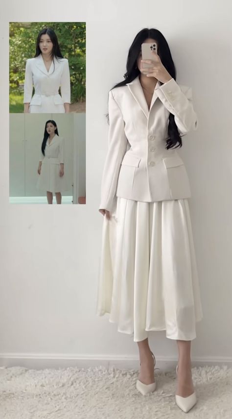 fitswithval insta Elevated Lifestyle, Rok Outfit, Formal Design, Personal Color, Elegant Dresses Classy, Everyday Fashion Outfits, Korean Fashion Dress, Elegante Casual, Classy Style